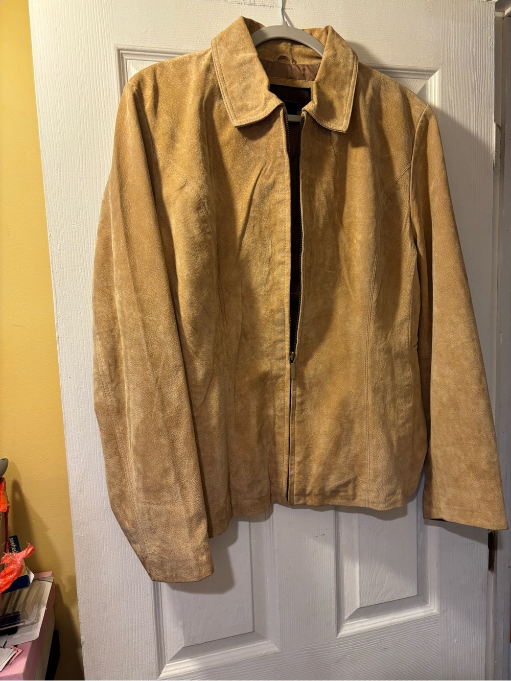 Vintage Siena Large Suede Leather Jacket